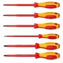 Obeng Set Listrik 6 Pc 00 20 12 V01 KNIPEX Screwdriver Set