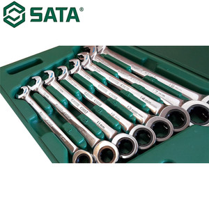 KUNCI RING PAS SET 09079 8PC COMB. DOUBLE RATCHETING WRENCH SET SATA