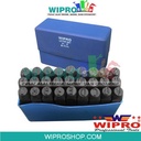 WIPRO Ketok Huruf Set (ABC...) 10.0mm (B/biru) 27pcs