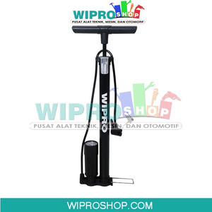 WIPRO Pompa Sepeda Tabung Besi+Meter WP3867