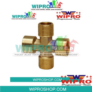 WIPRO WN5117 Cross Connector F1/4" x M1/4" x F1/4" x M1/4"