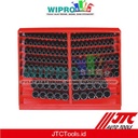 JTC J4137L-1/2" 137PC DEEP IMPACT SOCKET DISPLAY SET(12PT) -