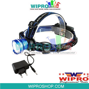 WIPRO Lampu Kerja  / Senter Kepala / Head Lamp LED High Power HLED-10