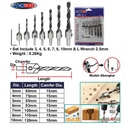 JACKGEN Bor Kayu Countersink Set ( 7pcs ) Set BC-07