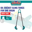 WIPRO Oil Bucket Sling Tongs For Two Drums OBS-01D (1 T x 0.5M)