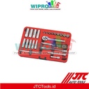 JTC H224B-1/4X"24PCS DEEP & SHORT SOCKET SET -