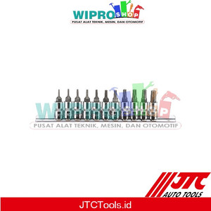 JTC H211T-1/4" x 11PCS STAR SOCKET BIT SET