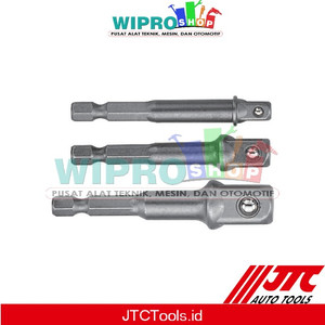 JTC 7670-3PCS ADAPTER SET, CONTENTS: 1/2"X73L,3/8"x65L,1/4"X65L -