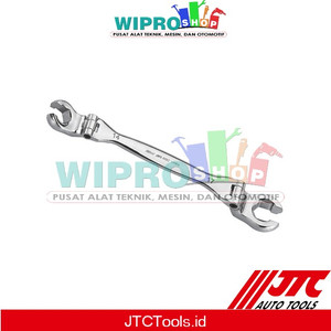 JTC 5134-DOUBLE FLEXIBLE FLARE NUT WRENCH- 8 x 9 mm -