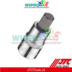 JTC 45619-1/2" HEX SOCKET BIT H19 / 55MM -