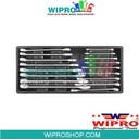 WIPRO Tool Tray Combination Wrench Set / Kunci Ring Pas Set 17 Pcs CS-02