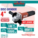 Mesin Gerinda Tangan / Disc Grinder WIPRO WP-34BS (Brushless) 4"