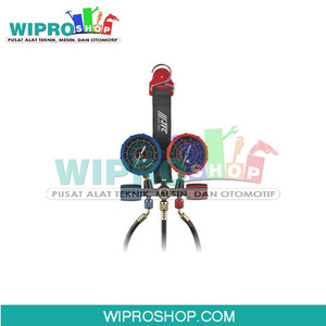 JTC 4499-REFRIGERANT MANIFOLD GAUGE WITH MAGNETIC BELT -