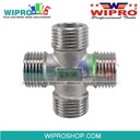 WIPRO WN7114 Cross Connector M3/8" x M3/8" x M3/8" x 3/8"