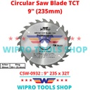 Mata Pisau Potong Kayu Gergaji Saw Blade 9" 235mm x 32T CSW-0932 Wipro