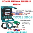 Fuel Transfer Pump / Pompa Minyak Elektrik + Flow Meter 4 Digit PMEF-4