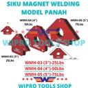 WIPRO Siku Magnet Las / Magnetic Welding Holder Model Panah 3" /4" /5"