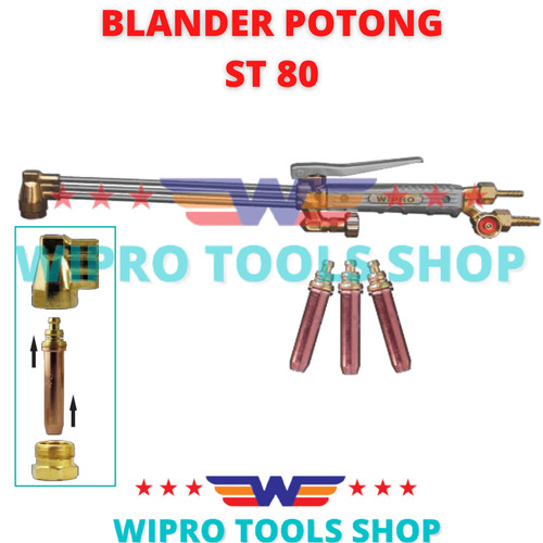 Cutting Torch Blander Potong Heavy Duty ST80 (Type Strong 8) Wipro
