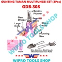 WIPRO Gunting Taman Multifungsi Set (3Pcs) GDB-308