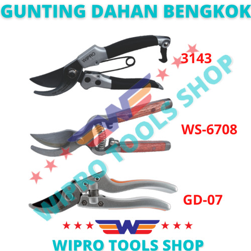 Wipro Gunting Dahan / Ranting / Bunga / Tanaman / Pohon