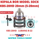 WIPRO Kepala Bor / Drill Chuck Model Sock 20mm KBS-20HD HEAVY DUTY