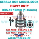 WIPRO Kepala Bor / Drill Chuck Model Sock 16mm HEAVY DUTY