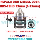 WIPRO Kepala Bor / Drill Chuck Model Sock 13mm KBS-13HD HEAVY DUTY