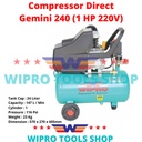 Kompresor Angin Listrik Air Compressor Direct Gemini 240 1HP WIPRO