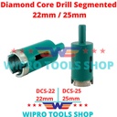 Mata Bor Pelubang Keramik Beton Granit Diamond Core Drill Seg 22/ 25mm