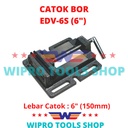 WIPRO Ragum / Tanggem / Jepit Penjepit / Vise / Catok Bor 6" EDV 6S