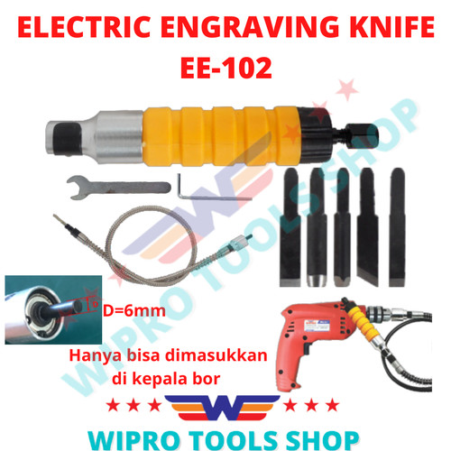 WIPRO Adaptor Bor Gravir Listrik / Electric Engraving Knife EE-102
