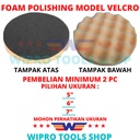 WIPRO Busa Poles Mobil / Foam Pad / Foam Polishing M/ VELCRO 5", 6",7"