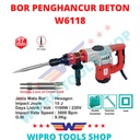 WIPRO Bor Penghancur Beton / Jack Hammer / Bobok Beton W 6118