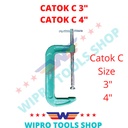 WIPRO Clamp / Klem / Catok C / Catok G Heavy Duty 3" & 4"
