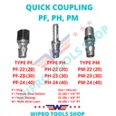 Coupler / Quick Coupling / Sambungan Kompresor Angin PF, PH, PM