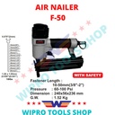WIPRO Alat Mesin Paku Tembak Angin / Air Nailer F-50