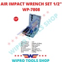 WIPRO Alat Buka Baut Ban Angin / Air Impact Wrench SET 1/2" WP-7808