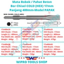 Mata Bobok/Pahat Beton/Bor Chisel COLD (HEX) 17mm x 400mm Model PAPAK