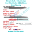 Mata Bobok / Pahat Beton / Bor Chisel Point (SDS) 14mm Model Lancip