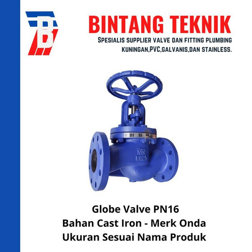 Globe Valve 1 1/4" inch Cast Iron Onda PN16