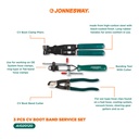 3 PCS CV BOOT BAND SERVICE SET ( AI020120 )