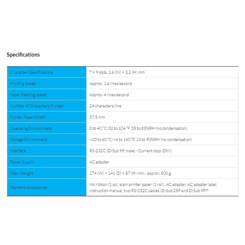 Multi-Functional Compact Printer AND, AD-8127