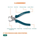 Jonnesway Tang Pengupas Kabel Wire Strippers 6" - P156