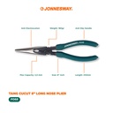 Jonnesway Tang Cucut 8" Long Nose Plier - P068