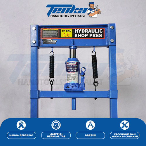Tenka Mesin Press Hidrolik Shop Pres | Heavy Duty