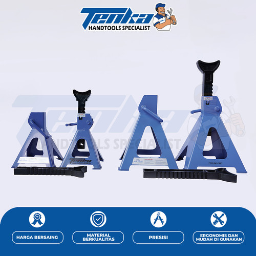Dongkrak Mobil / Jack Stand 3 / 6 Ton Tenka