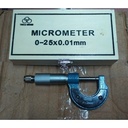 Outside Micrometer Tricle Brand 0-25 mm 0,01 Mikrometer Sekrup Skrup