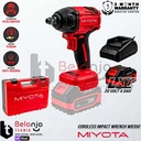 Mesin Pembuka Baut Baterai 1/2 Inch 20 Volt Miyota W8350 Impact Wrench Cordless Brushless 20V LXT 1/2"
