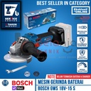 Mesin Gerinda Baterai GWS 18V-15 S Angle Grinder Cordless 18 Volt