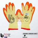 Sarung Tangan Kerja Kaca Karet Ecolatex Gosave Working Glove Orange